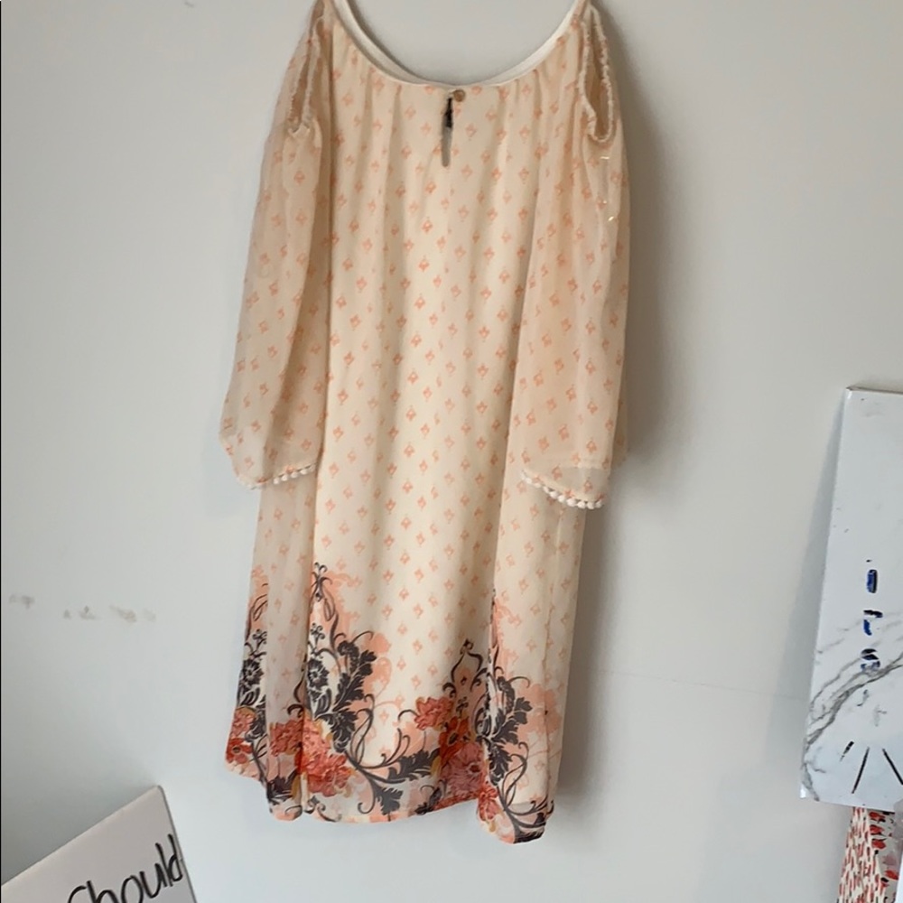 Cold shoulder dress